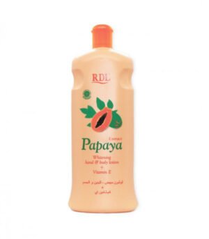 لوشن لتبييض بشرة الجسم واليدين بخلاصة فاكهة البابايا من ار دي ال 600مل